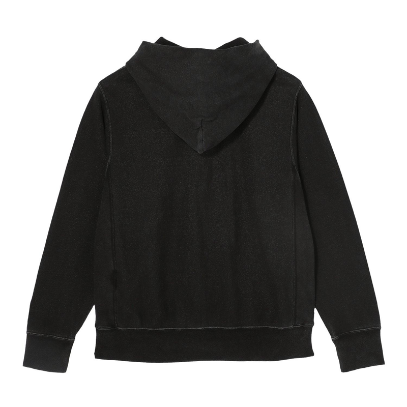 REVERSE WEAVE ZIP HOODED SWEAT