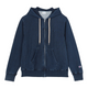 REVERSE WEAVE ZIP HOODED SWEAT