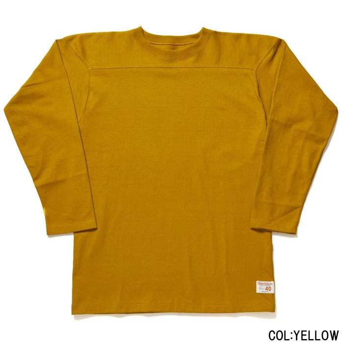 Lot 5913 LONG SLEEVE FOOTBALL TEE PLAIN