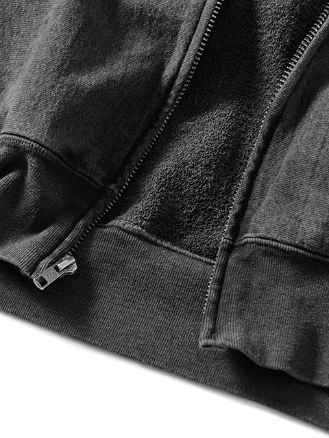 HEAVY ZIP HOOD SWEAT