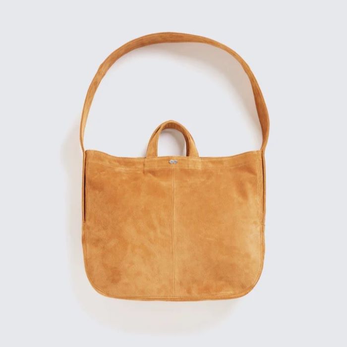 ACV-BG06PS-PNT PIG SUEDE NEWSPAPER BAG