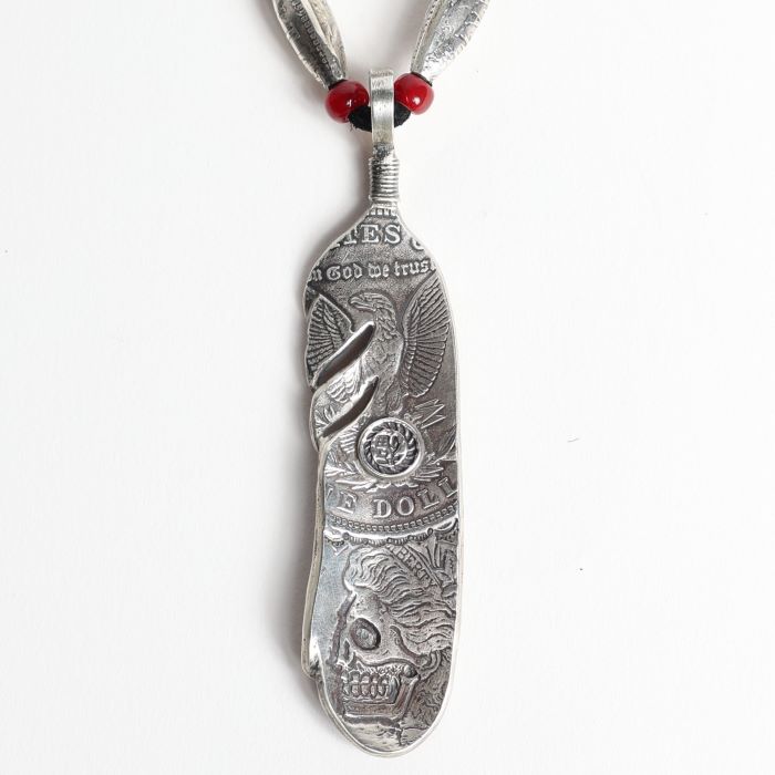 92 SPECIAL MORGAN,FEATHER(BACK EAGLE SKULL)