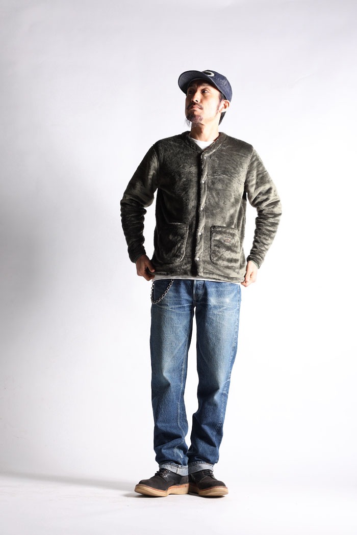 JACKSPEAK CARDIGAN FLEECE