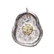 NL-0171 KARAKUSA ROSE DARUMA PENDANT NO.171