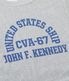 Lot No. BR69645 / HORIZONTAL KNITTING SWEAT SHIRT ��CVA-67 J.F. KENNEDY�� 