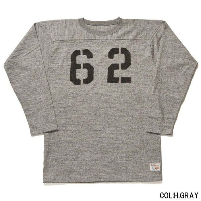 Lot 5913 LONG SLEEVE FOOTBALL TEE NO.62 