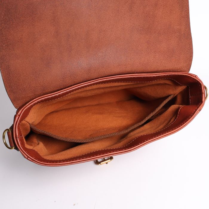 LEATHER POSTMAN MINI SHOULDER BAG