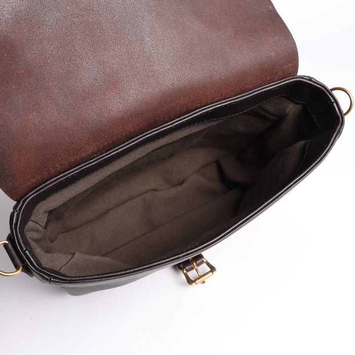 LEATHER POSTMAN MINI SHOULDER BAG