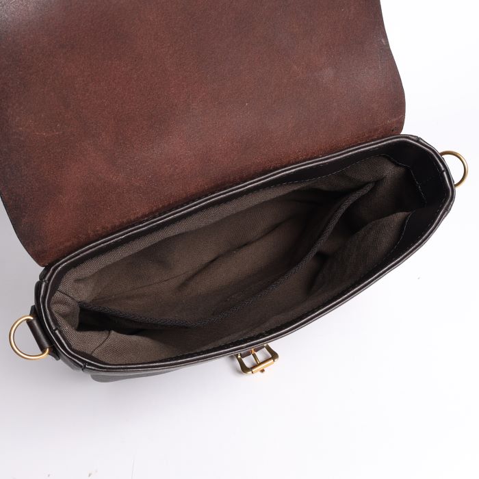 LEATHER POSTMAN MINI SHOULDER BAG
