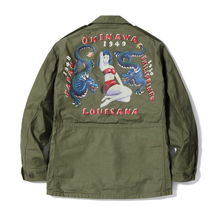 Lot No. BR15723 / Type M-1943 ��BUZZ RICKSON MFG. CO.�� HAND PAINT "DRAGON & LADY"