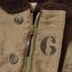 Lot 2227 FINAL FORM OF WW�� 1945 N-1 WINTER JACKET KHAKI (NXSX 79062) USS SUNFISH KHAKI