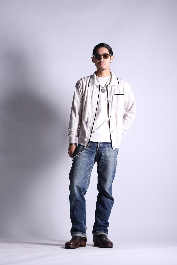 NGT JACQUARD LONG POLO