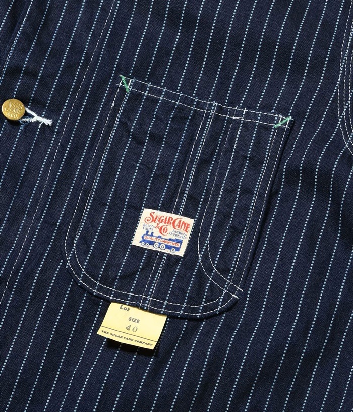 Lot No. SC15658 / 9oz. WABASH STRIPE WORK COAT