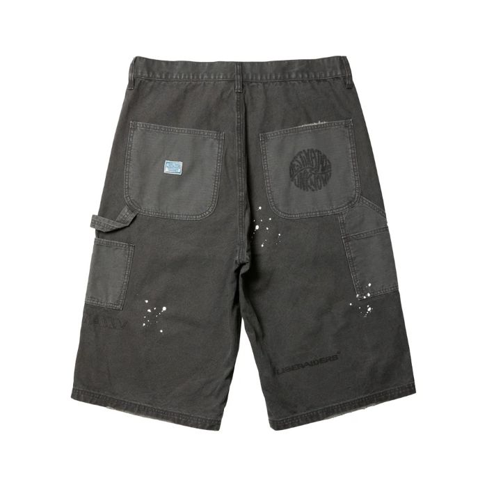 HANDWRITING CANVAS WORK SHORTS