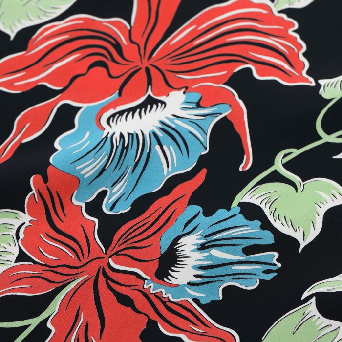 Lot No. SS39217 / RAYON HAWAIIAN SHIRT ��CATTLEYA ORCHID��