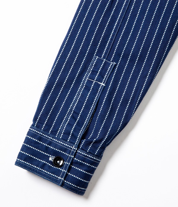 Lot No. SC25551 / FICTION ROMANCE 8.5oz. WABASH STRIPE WORK SHIRT