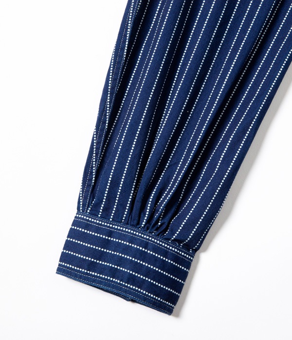 Lot No. SC25551 / FICTION ROMANCE 8.5oz. WABASH STRIPE WORK SHIRT