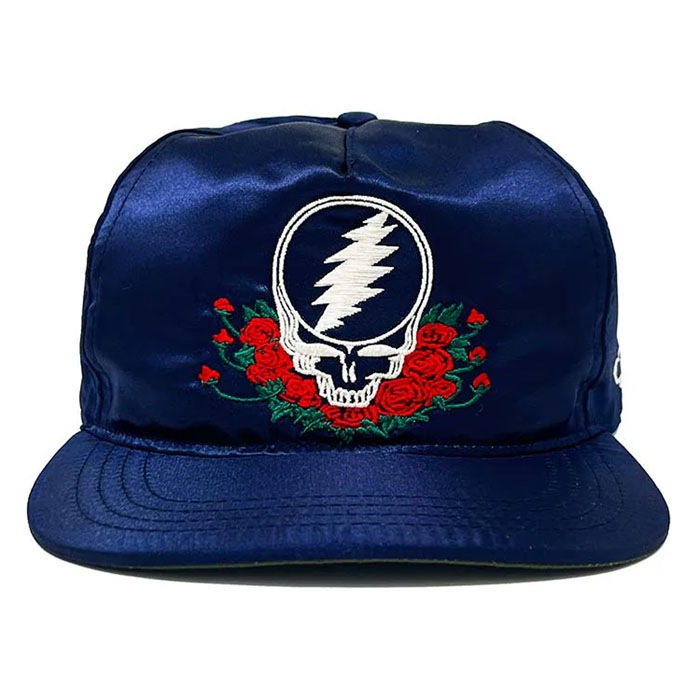 帽子 THE AMPAL CREATIVE x GRATEFUL DEAD CAP Ampal x Grateful Dead STEAL YOUR ROSES Navy - Snapback – The Ampal