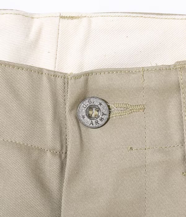 Lot No. M43036 / EARLY MILITARY CHINOS 1942 MODEL