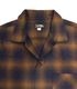 MODEST OPEN COLLAR SHIRT "INDIGO OMBRE CHECK" 