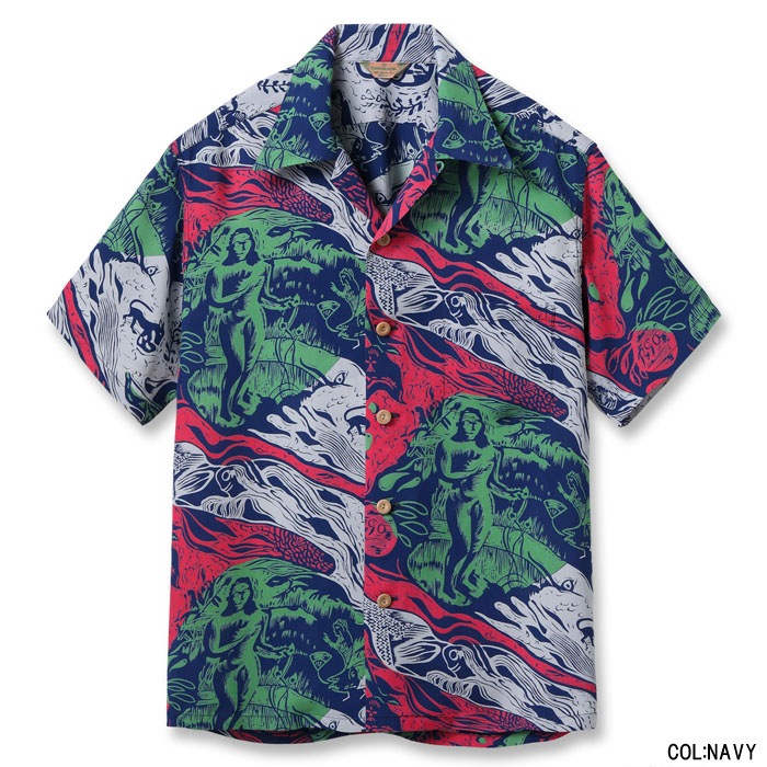 Lot No. SS39673 / SUN SURF SPECIAL EDITION ��GAUGUIN WOODCUT MYSTIC�� (SHORT SLEEVE)