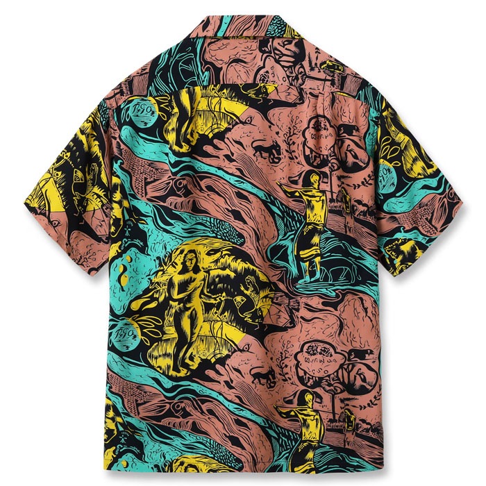Lot No. SS39673 / SUN SURF SPECIAL EDITION ��GAUGUIN WOODCUT MYSTIC�� (SHORT SLEEVE)