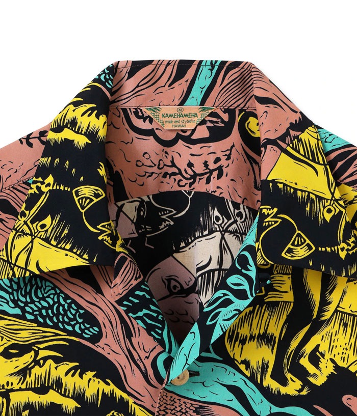 Lot No. SS39673 / SUN SURF SPECIAL EDITION ��GAUGUIN WOODCUT MYSTIC�� (SHORT SLEEVE)