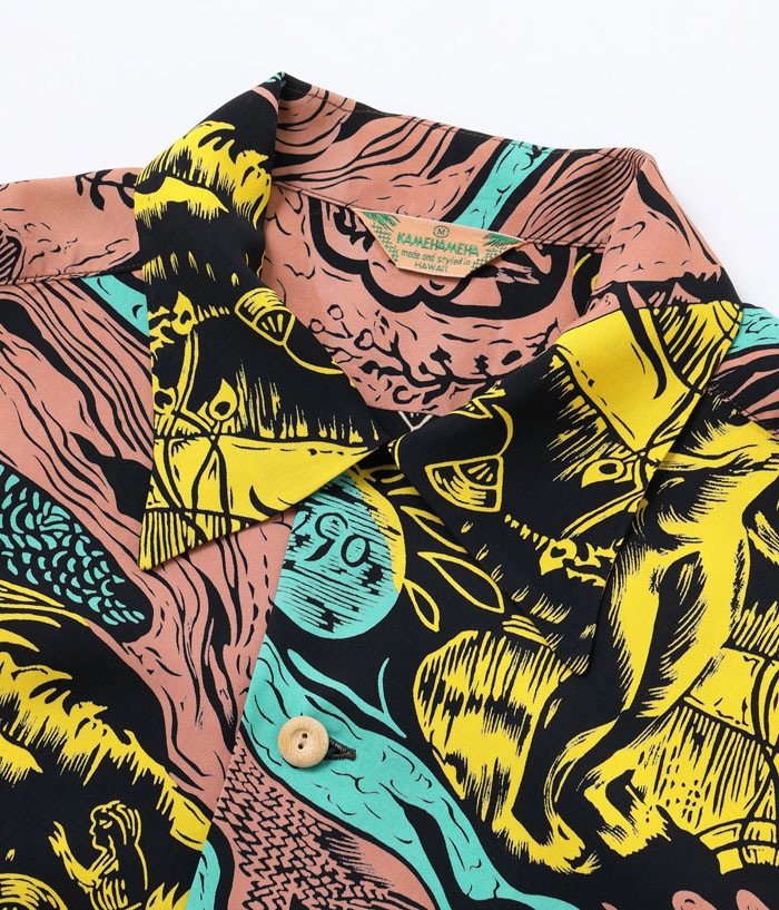 Lot No. SS39673 / SUN SURF SPECIAL EDITION ��GAUGUIN WOODCUT MYSTIC�� (SHORT SLEEVE)