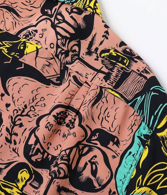 Lot No. SS39673 / SUN SURF SPECIAL EDITION ��GAUGUIN WOODCUT MYSTIC�� (SHORT SLEEVE)