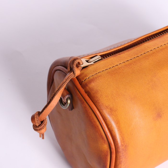 LEATHER OLD DRUM BAG