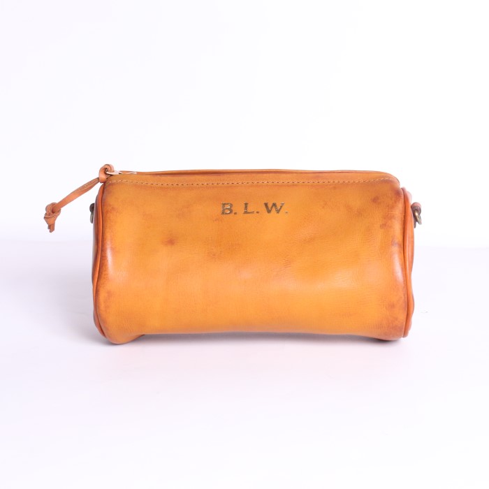 LEATHER OLD DRUM BAG