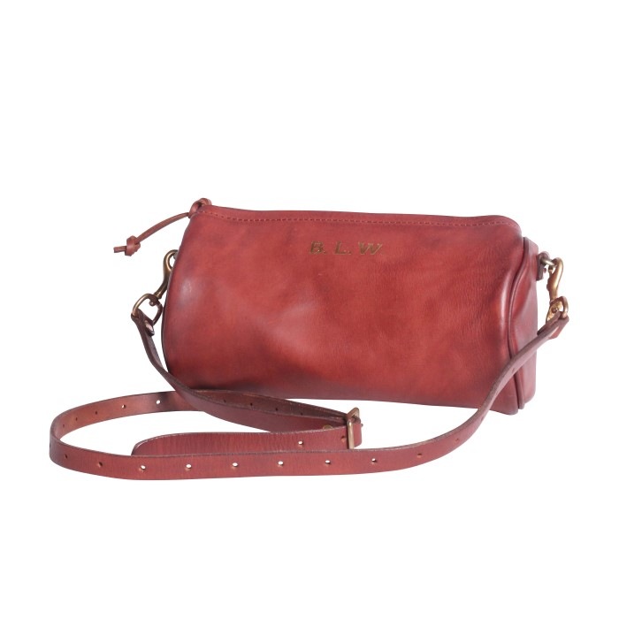 LEATHER OLD DRUM BAG