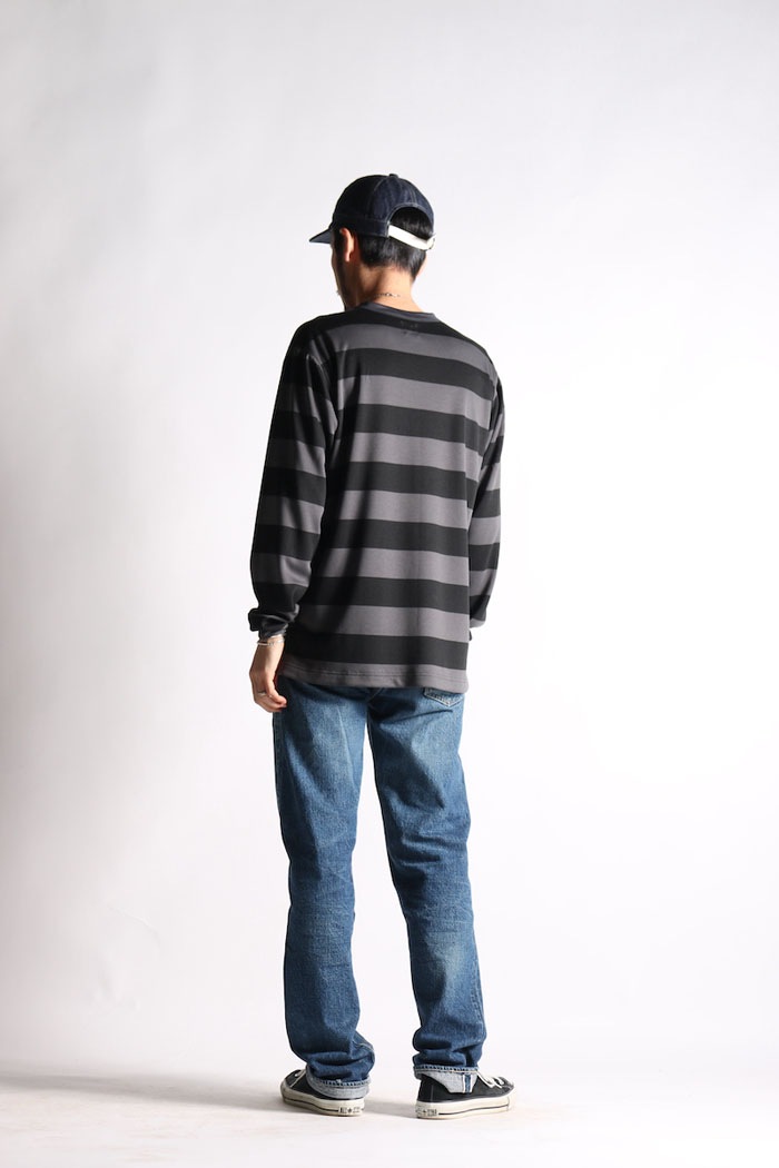 POWER DRY BORDER LONG TEE