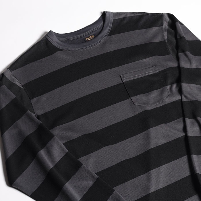 POWER DRY BORDER LONG TEE