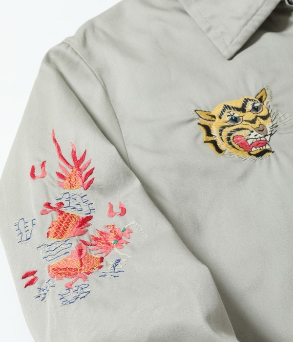 TT15546 / Late 1960s Style Cotton Vietnam Jacket VIETNAM MAP