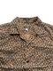 MODEST OPEN COLLAR SHIRTS "LEOPARD PATTERN"
