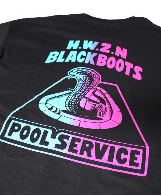 HWZN X BLACKBOOTS POOL SERVICE TEE SHIRTS