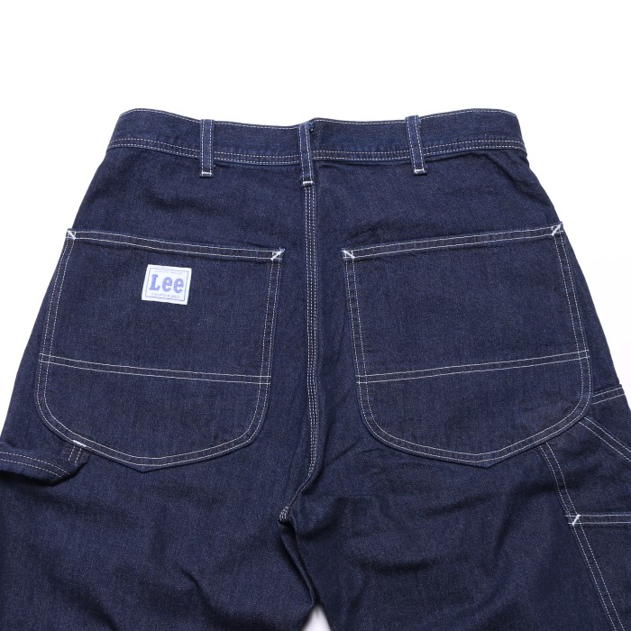 Lee DUNGAREES denim painter pants for men, equivalent to w36 cotton beige type brown Vintage Second Hand