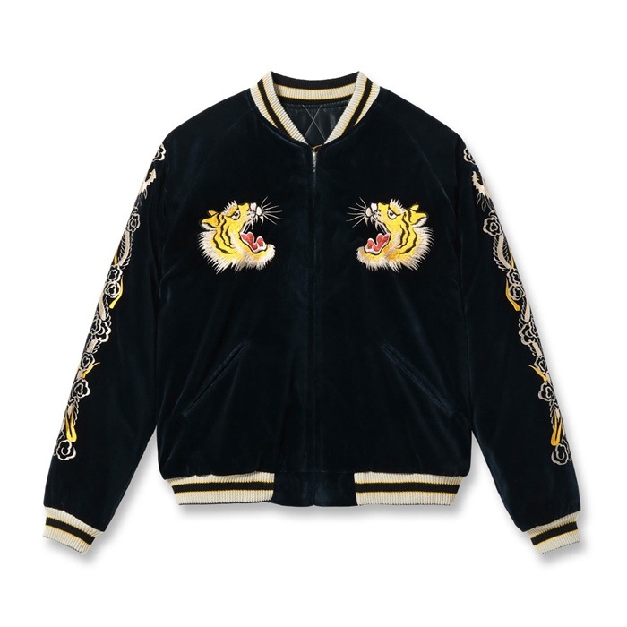 Lot No. TT15792-128 / Mid 1950s Style Velveteen Souvenir Jacket