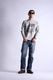 VINTAGE PRINT LONG TEE.26-04