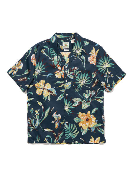 SUNSET CAMP SHORT SLEEVE SHIRT��NEPENTHE FLORAL