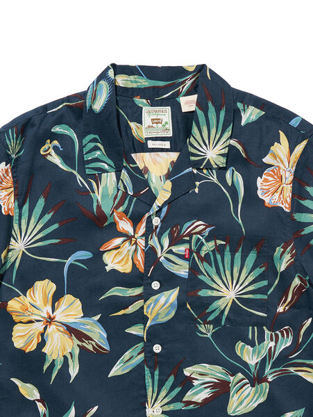 SUNSET CAMP SHORT SLEEVE SHIRT��NEPENTHE FLORAL