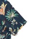 SUNSET CAMP SHORT SLEEVE SHIRT��NEPENTHE FLORAL