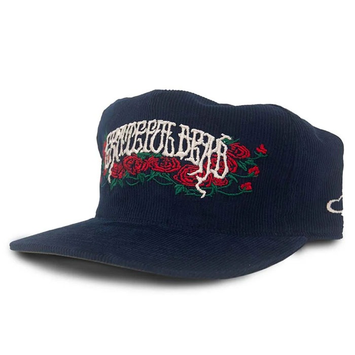 Ampal x Grateful Dead ROSES Navy - Snapback