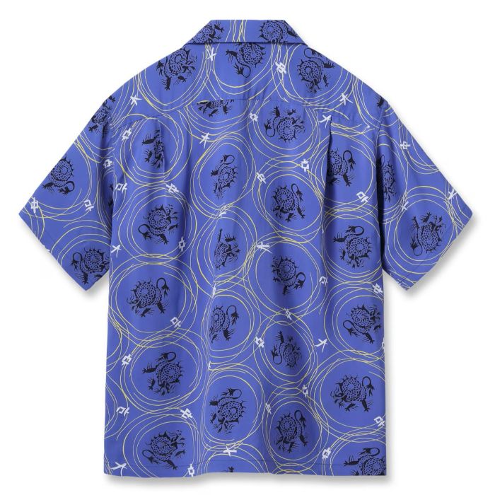 Lot No. SS39617 / RAYON HAWAIIAN SHIRT ��DRAGON GRID�� 