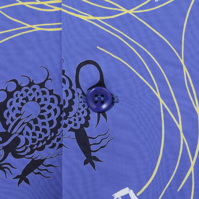 Lot No. SS39617 / RAYON HAWAIIAN SHIRT ��DRAGON GRID�� 