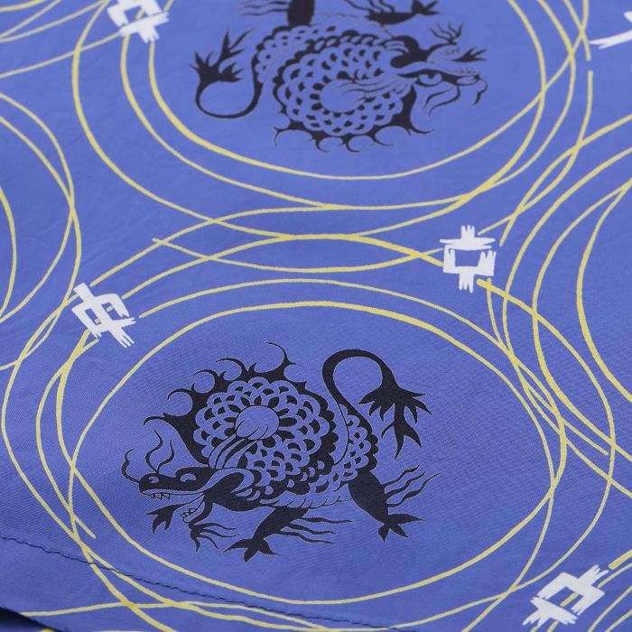 Lot No. SS39617 / RAYON HAWAIIAN SHIRT ��DRAGON GRID�� 