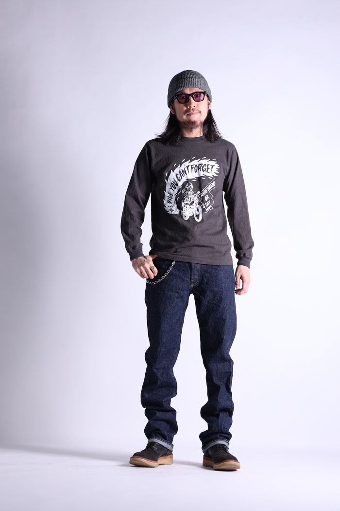 VINTAGE PRINT LONG TEE.26-04