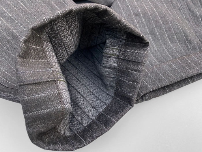 MFSC"MADE IN USA"NOS BROWN STRIPE HBT CONTINENTAL TROUSERS