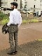 MFSC"MADE IN USA"NOS BROWN STRIPE HBT CONTINENTAL TROUSERS